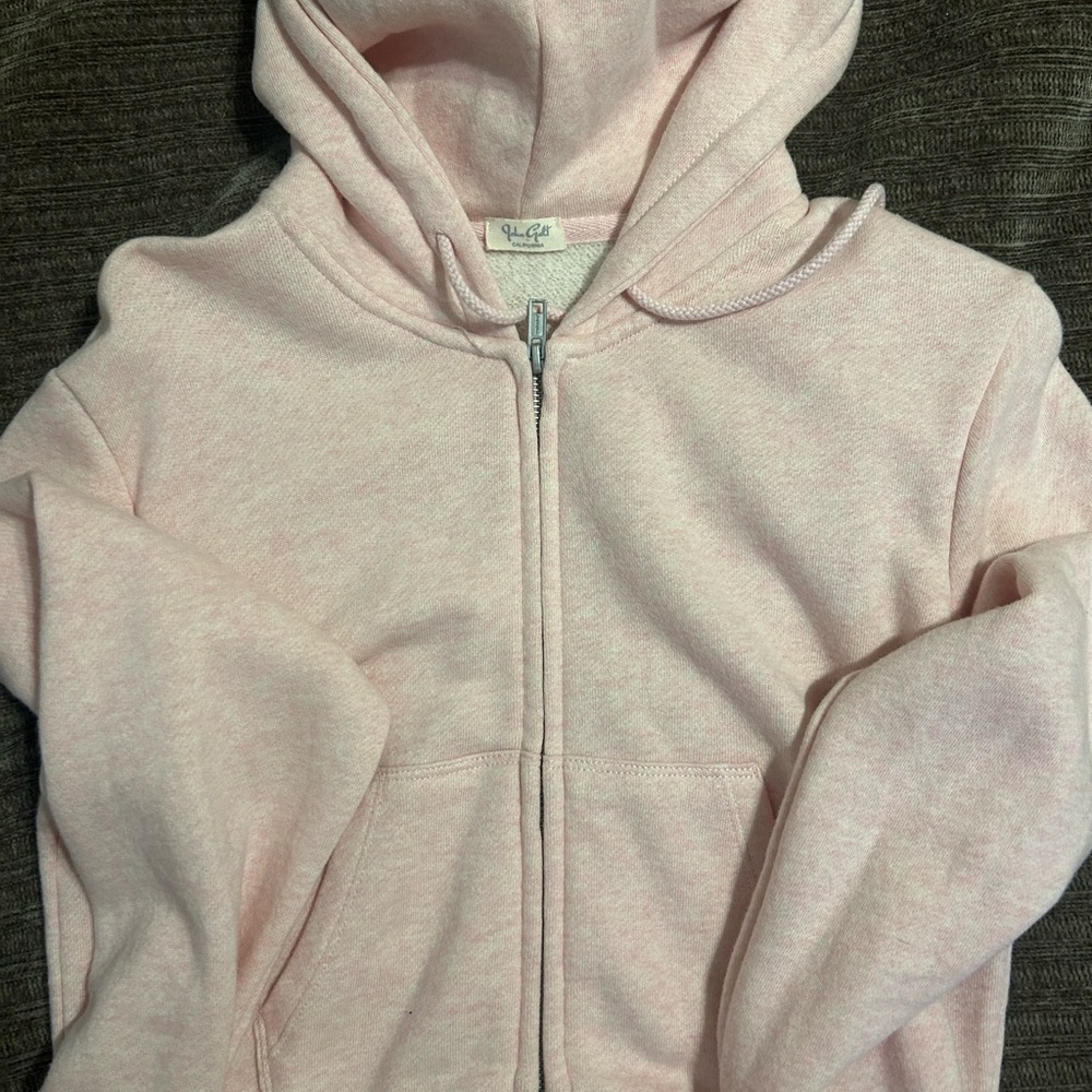 Brandy Melville Pink Cozy Hoodie Sweatshirt